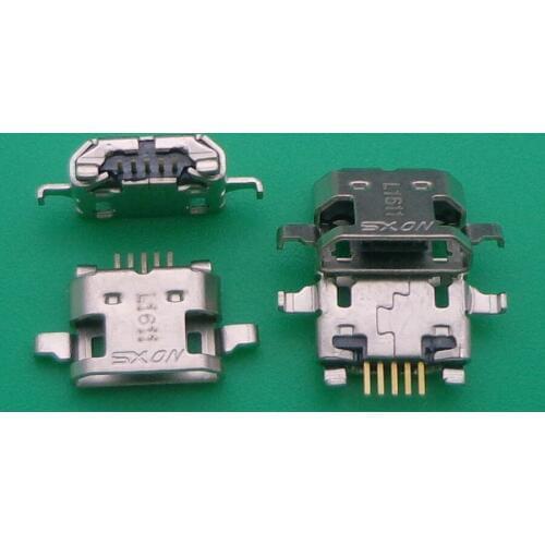 50pcs Micro USB Jack Connector Charging Port Socket power plug dock 5pin Replacement Parts