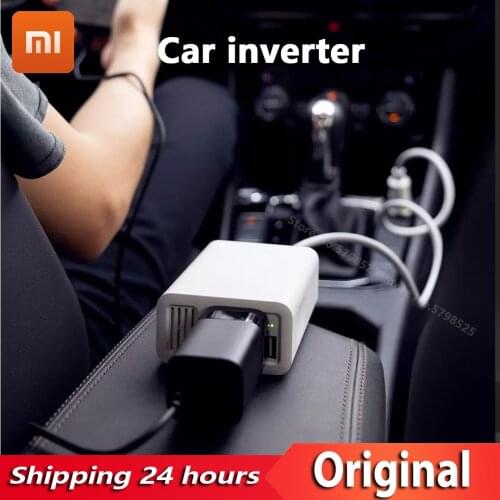 YOUPIN Lydsto Car Inverter Standard 100W High Power Output 12V to 220V Multifunction AC Five-Hole Socket USB Smart Fast Charge