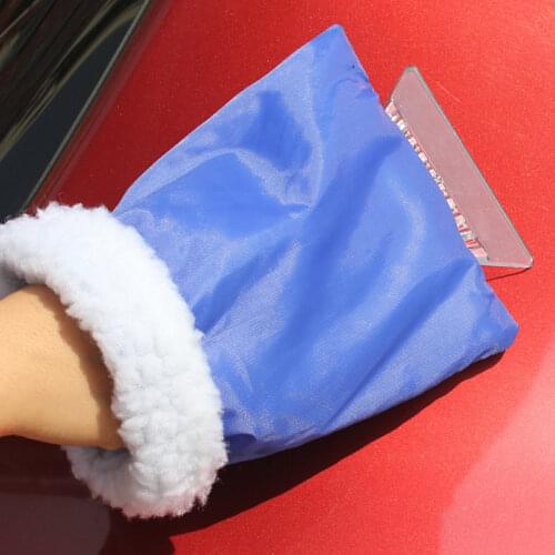 Car-Styling Car Cleaning Snow Shovel Car Snow Scraper Removal Glove Handheld Clean Tool Ice Scraper for Auto Window Useful