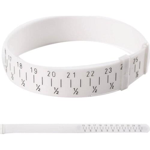 Plastic Bracelet Bangle Gauge Sizer For Jewelers Accessories Jewelry Measure Wrist Size Tool 15-25cm Jewellery Making Tools