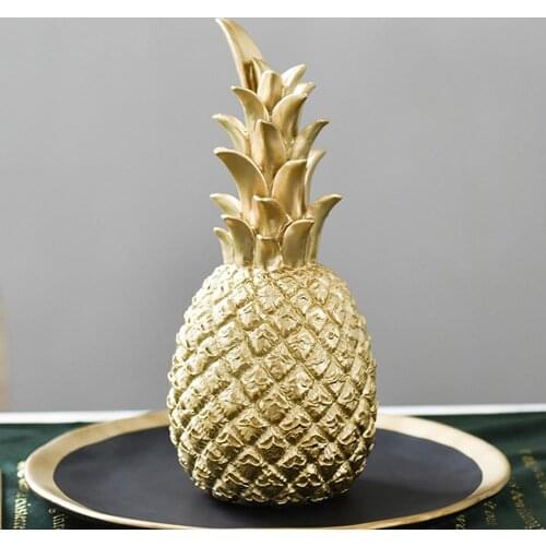 Home Decoration Nordic Modern Pineapple Fruit Living Room Wine Cabinet Window Desktop Home Decor Decoration Crafts 2021