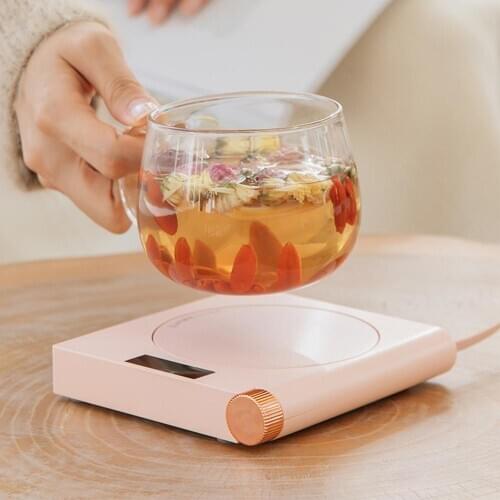 Cup Warmer Heating Coasters USB Charging Warmer Heat Base Adjustment Constant Temperature Mug Mat Keep Drink Milk Warm Heater