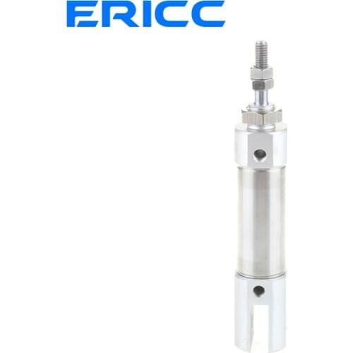 DOUBLE Clevis mini cylinder SMC type cdj2d10 12 16 bore stroke 5 10 15 20 25 30 40 50