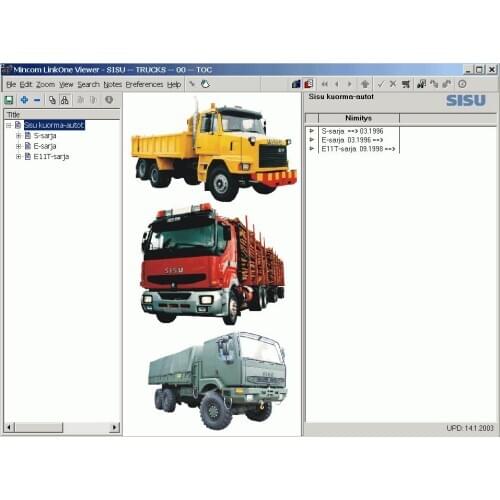 SISU Truck spare parts catalogs