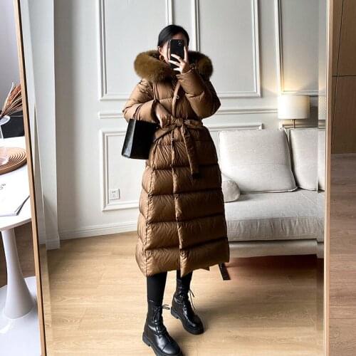 Moramoon Women's Down Jackets With Fur