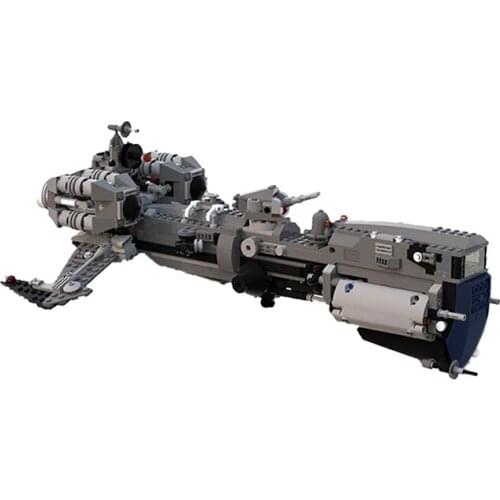 Vortex Class Scout Cruiser Building Blocks Kit Sea Investigation Ship Bricks MOC-7698 Ironclad Boat Assemble Toys For Kids Gifts