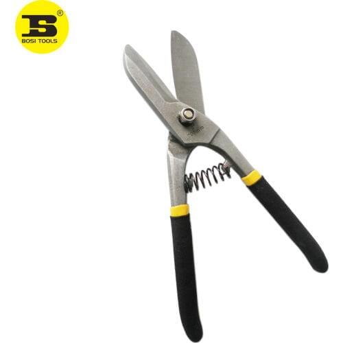BOSI New 8"/200mm Tin Snips Metal Shears Engineer Tinsmith Blacksmith Tools
