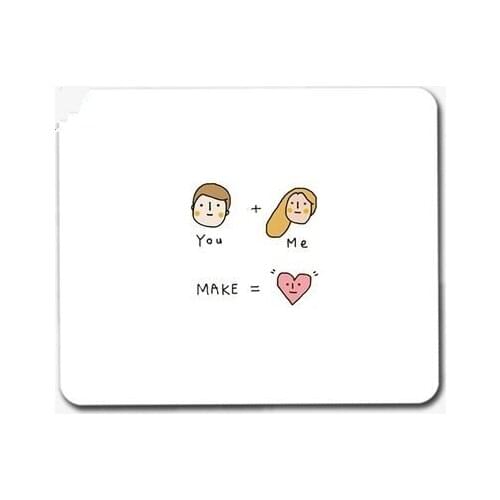 Office Computer Desk Mat Table Keyboard Mouse Pad interesting art personalized couple love Non-slip Mat Gamer Mousepad Mat