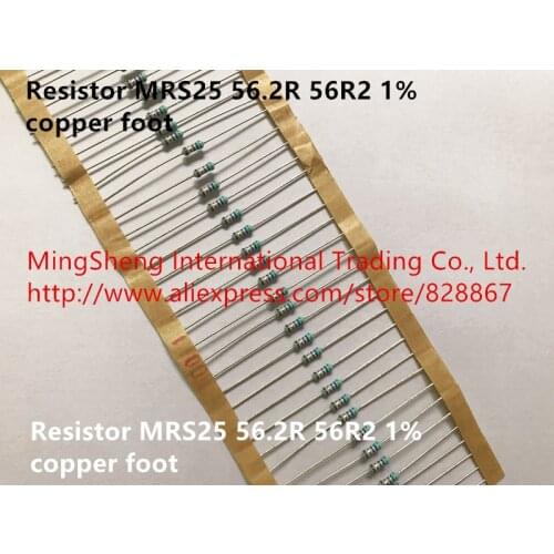 Original new 100% resistor MRS25 56.2R 56R2 1% copper foot (Inductor)