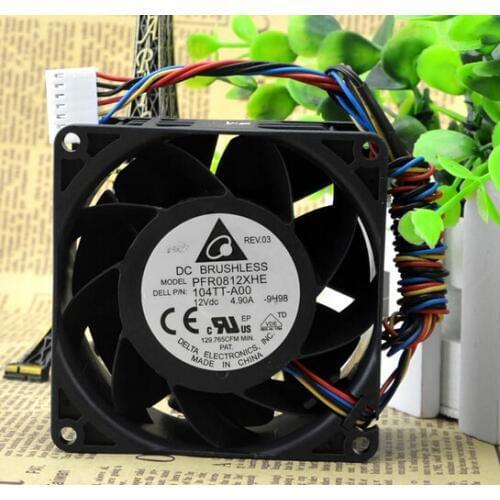The original PFR0812XHE 8038 8cm 4.9A 4 line 13000 to the car turbocharged ultra violent fan