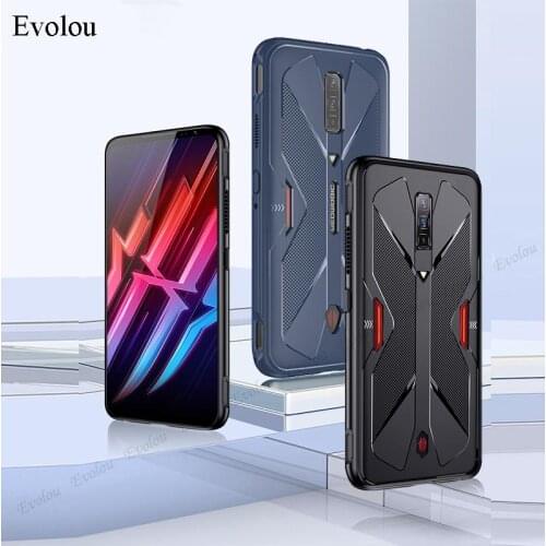 Shockproof Armor Silicone Case For Nubia Red Magic 6 Pro Gaming Cooling Soft Protection Back Cover for Red magic 5G 5S 3S 3 Play