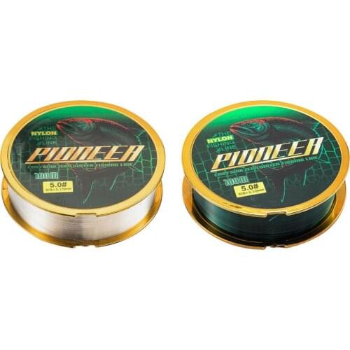 Fishing Wire 328ft Hanging Fishing Line Diameter 0.405-0.523mm Wear-resistant Nylon Fishing Line Fishing Accessories Dropship