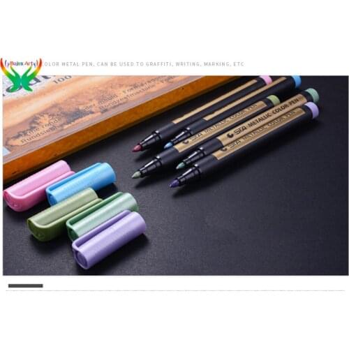 Sta 10 color 8151 color metal water-based marker paint high gloss pen DIY photo album special pen graffiti writing marker