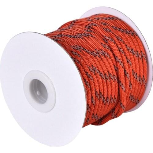 5MM Diameter 20/30/50m Reflective String Windproof Tent Rope Guy Line For Camping Tent Camping Rope Reflective Guy Ropes For Ten