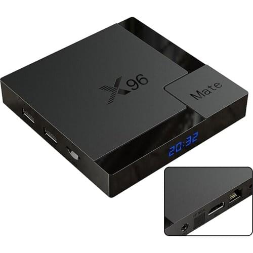 X96mate Set-Top Box 4G+64G Android 10.0 H616 Quad Core ARM Cortex A53 Wifi Home Media HD Network Player TV Box