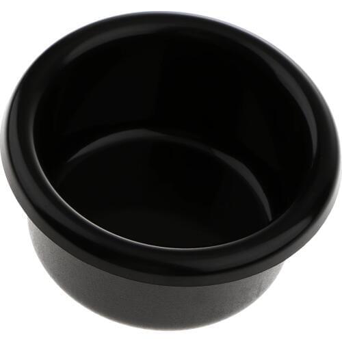 Universal Black Plastic Cup Drink Can Holder 90mm Dia for Boat Marine RV