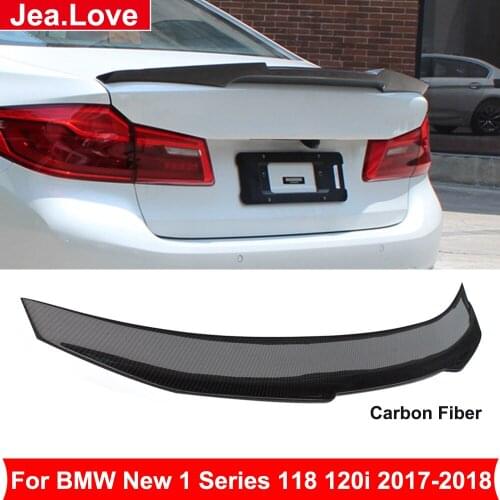 PSM Type Real Carbon Fiber Back Trunk Wing Window Roof Rear Spoiler For BMW New 1 Series F52 118 120i 2017-2018 Modification