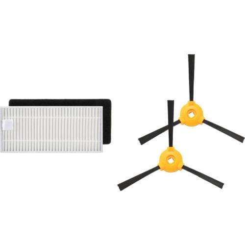 Replacement Hepa Filter Side Brush kit for Ecovacs Deebot N79 N79S Robotic Vacuum Cleaner Spare Parts Side Brushes Filters