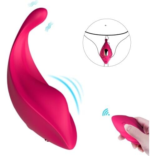 Female Masturbation Sex Toy Silicone Vibrator Clitoris Vibrator Wireless Remote Control Invisible Wear