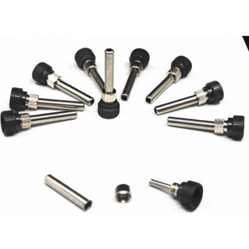 10PCS Soldering Station Iron Handle Accessories for 852D 936 937D 898D 907/ESD Iron head cannula Iron tip bushing free shipping