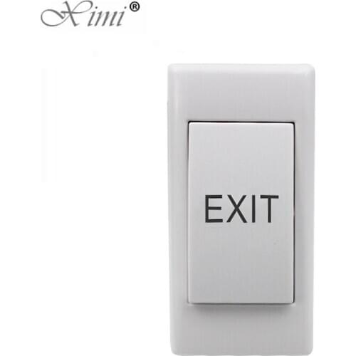 10pcs Mini Emergency Exit Button Exit Switch For Access Control System Plastic Door Release Button E19B