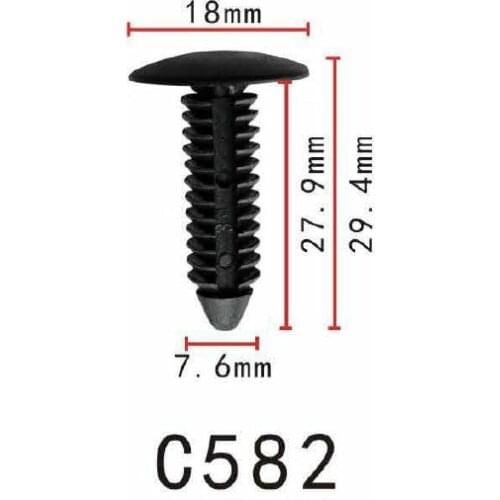 100x / 500x OEM for GM,for Ford,Chrysler 10121502,390018S,6033082,6033840 Shield Retainer