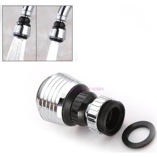200pcs 360 Rotary New Kitchen Faucet Shower Head Economizer Filter Water Stream Faucet Pull out Bathroom High quality