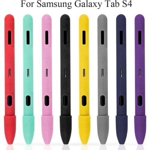 2021 Candy Color Soft Pen Cases Dustproof Tip Cover For Samsung Galaxy Tab S4 Stylus Pen Case