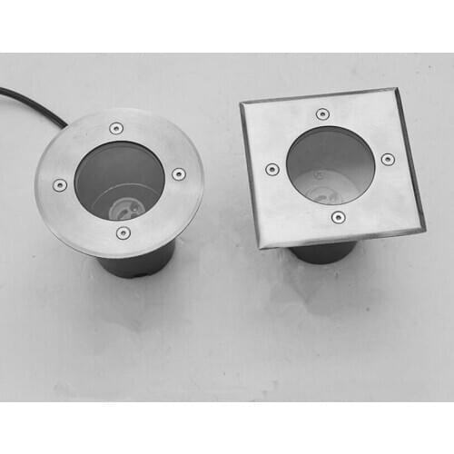 3W 5W 7W GU10 COB LED underground light IP68 Buried recessed floor outdoor lamp AC85V-265V