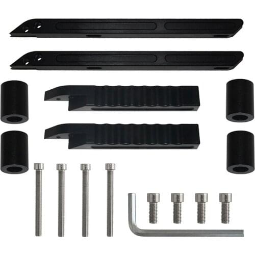 Aluminum Car Rear Grab Handles Grip Bar for 07-18 Jeep JK Wrangler Sport Sahara Rubicon 2/4 Door Pair