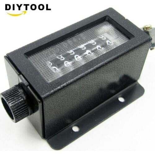 D94-S 6 Digit 0-999999 Resettable Mechanical Pulling Counter For Puncher Printer