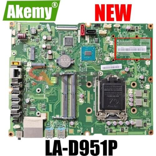 For Lenovo Ideacentre 510-23ISH S5250 AIO Motherboard LA-D951P LA-D952P FRU: 00UW376