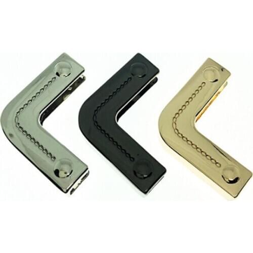 20 Pieces 25*33 MM Hardware Jewelry Accessories Luggage Wallet Corner Zinc Alloy Zipper Puller Handmade Diy Spot Zipper Sliders