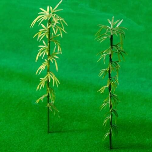 10pcs Artificial Green Bamboo Leaves Fake Green Plants Greenery Leaves for Hotel Office Home Decoration