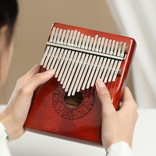Hluru Kalimba Musik instrument 21 Schlüssel akustische weibliche profession elle Kalimba thumb piano