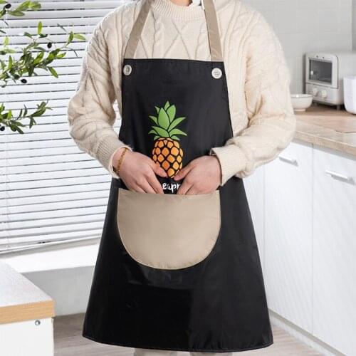 Kitchen Hand Rub Home Cooking Can Hang Neck Apron Cover Clothes Baking Cooking Accessories Korean Cute Cloth Thin Section