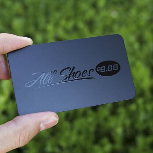 Metal card production metal membership card card black metal card production