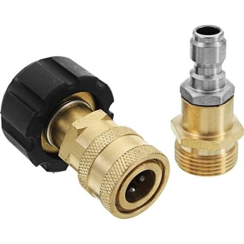 High Pressure Washer Foam Washing Machine M22 Threaded Nozzle Quick Connect Connector Head