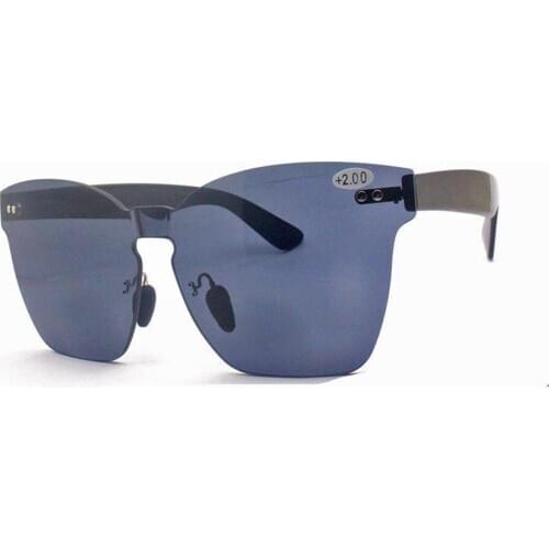 Men Women Fashion Oversized Ultralight UV Protection See Near and Far Bifocal Reading Sunglasses +1 +1.5 +2 +2.5 +3 +3.5