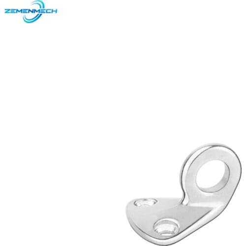 316 Stainless Steel Pad Eye Fender Fending Hook Rope Boat Sail Tug Ship Marine Hardware Coat Cap Hook Boat Accessories Household