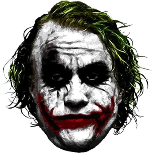 LLY-0701 Personality Car Stickers Joker Modeling Decal PVC Waterproof Sticker on Motorcycle Laptop Decorative Accessories Decals