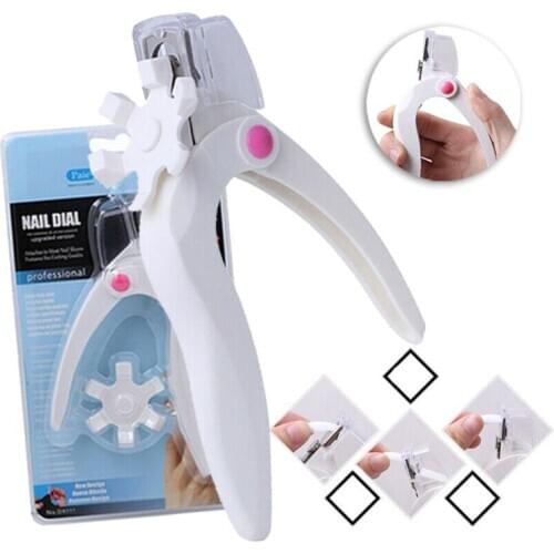 New Nail Art Nail Edge Clipper Cutter Acrylic Gel False Tips Frence U shape Trimmer Manicure Tool 3 Styles Cutting Ways