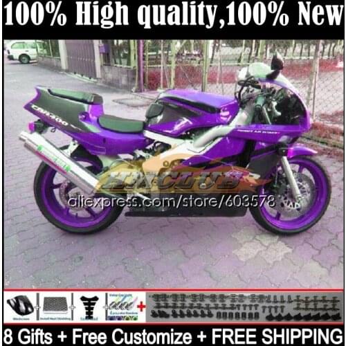 CBR400RR NC29 For HONDA CBR400 RR 94 95 96 97 98 99 33CL.156 CBR 400 RR 400RR 1994 1995 1996 1997 1998 1999 Fairing Dark Purple