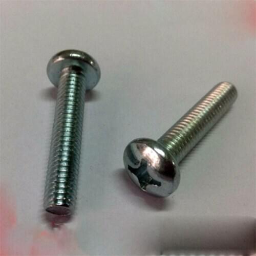 Phillips Round pan screws 6#-32 x 3/4 Galvanization Machine Screws Full thread Qty 100