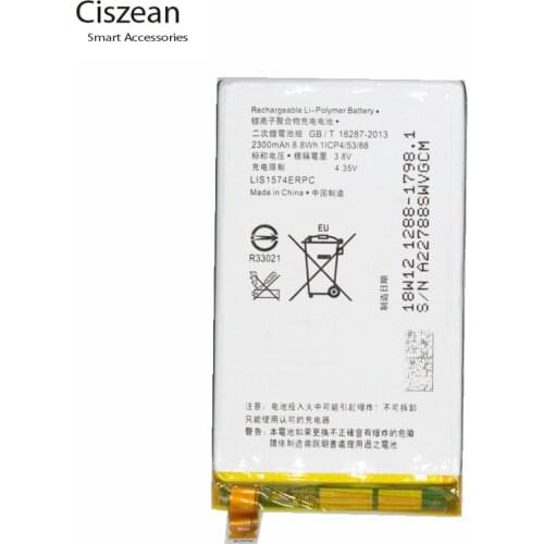 Ciszean 1x 2300mAh LIS1574ERPC Replacement Battery For Sony Xperia E4 E2003 E2033 E2105 Phone Battery