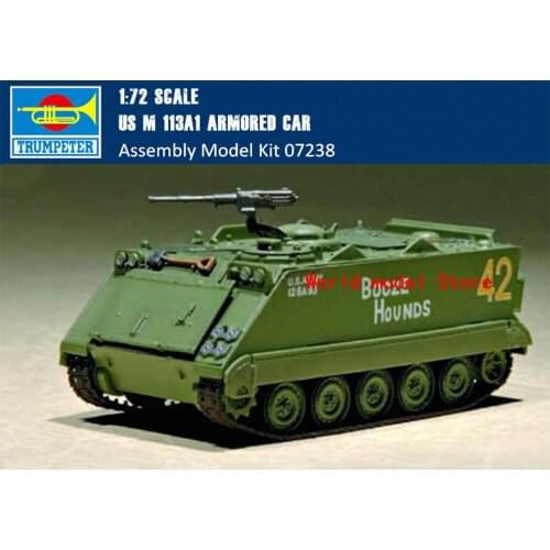 Trumpeter 07238 1/72 Scale US M113A1 Armored Car Plastic Assembly Model Kits