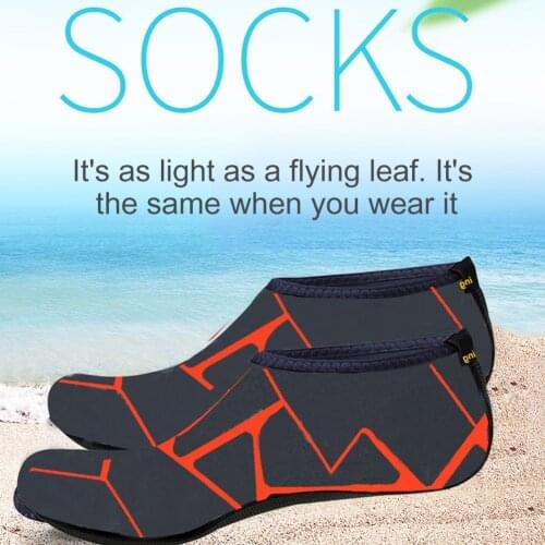 Unisex Diving Sock Barefoot Water Sports Skin Shoes Aqua Sock Snorkeling Seaside Swimming Pool Non-slip Sock Anti-skid Shoes 1pc