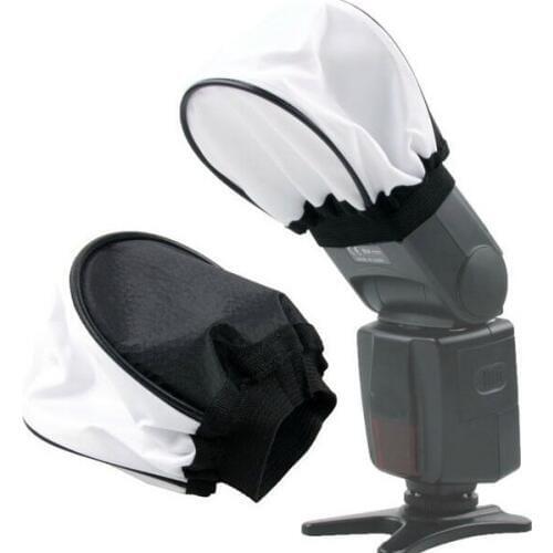 Universal Flash Bounce Diffuser Camera Soft Box Cover dome For Nikon Canon