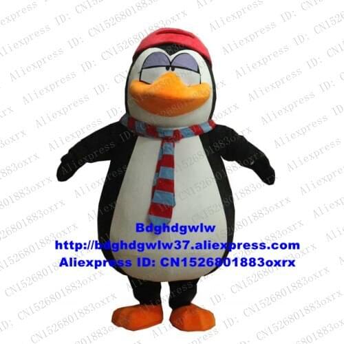 Penuins Penguin Mascot Costume Adult Cartoon Character Outfit Suit Pedagogical Exhibition Affection Expression zx2555