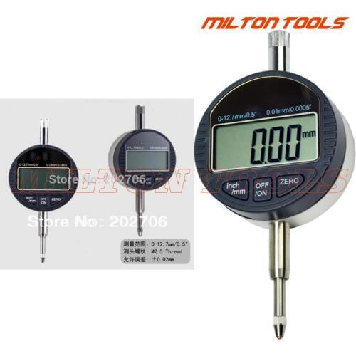 High quality! 0-12.7mm/0.5" x0.01mm digital indicator digital dial indicator
